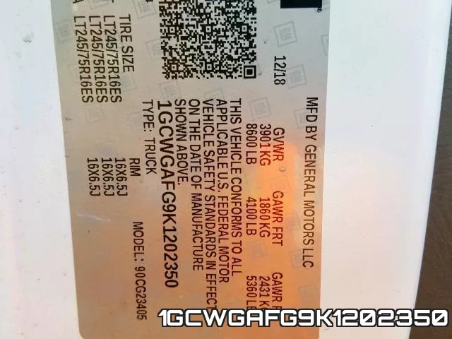 1GCWGAFG9K1202350 фото 2