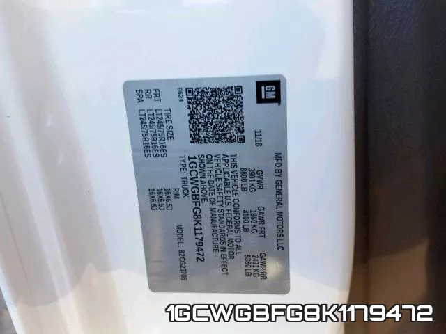1GCWGBFG8K1179472 фото 2