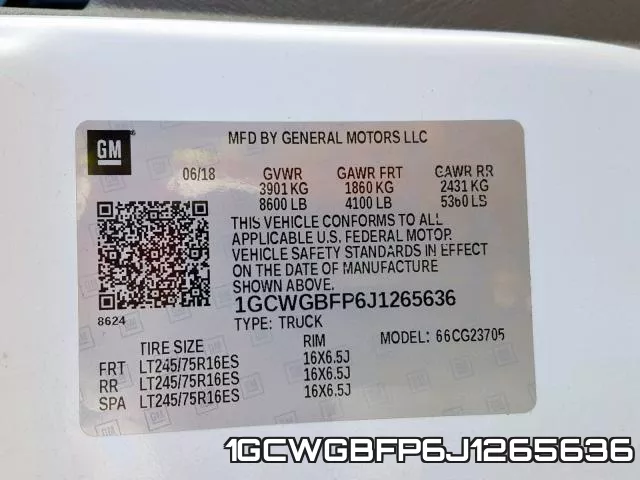 1GCWGBFP6J1265636 фото 2