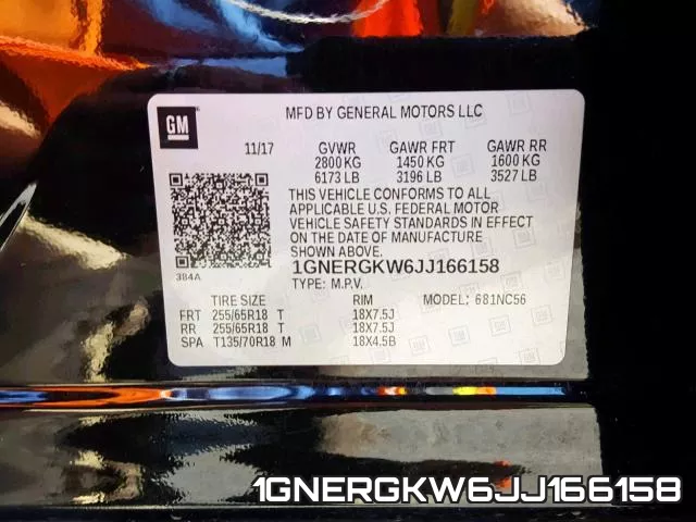 1GNERGKW6JJ166158 фото 2