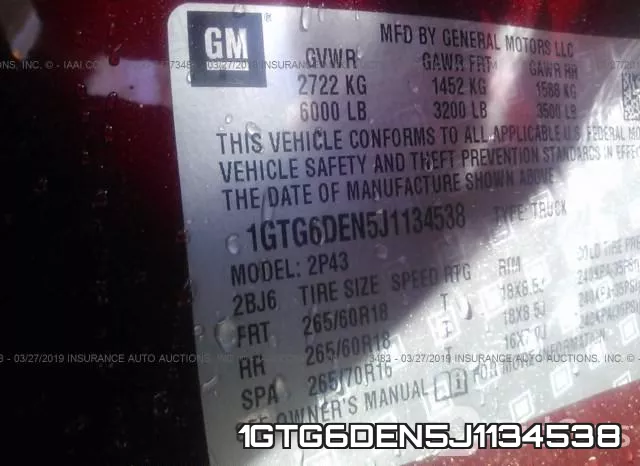 1GTG6DEN5J1134538 фото 10