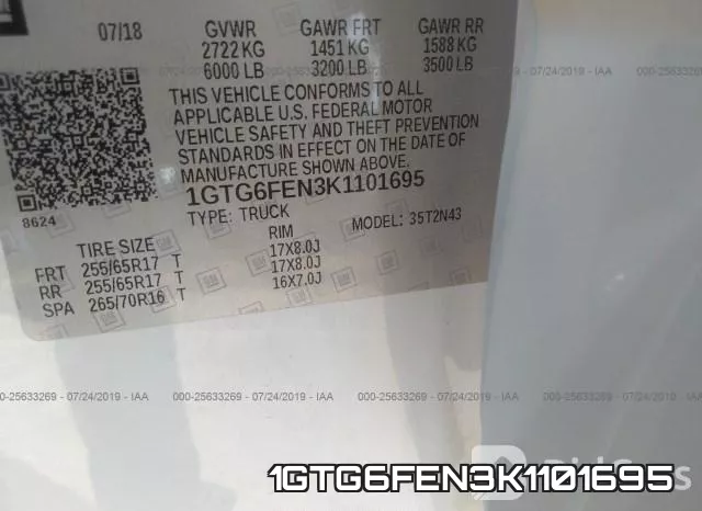 1GTG6FEN3K1101695 фото 10