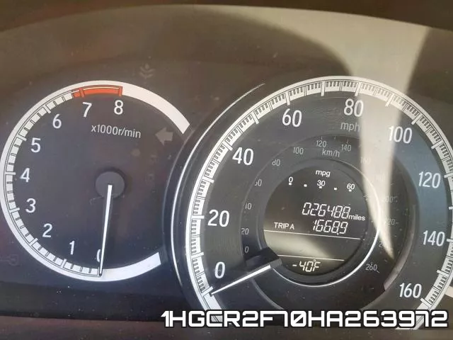 1HGCR2F70HA263972 фото 9