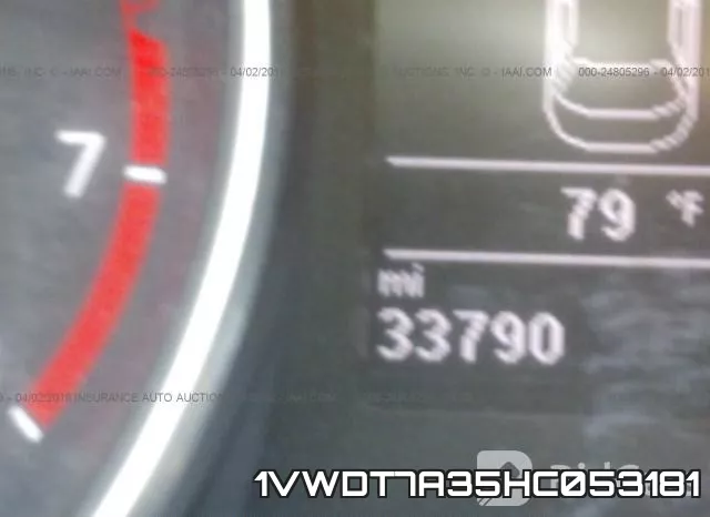 1VWDT7A35HC053181 фото 8