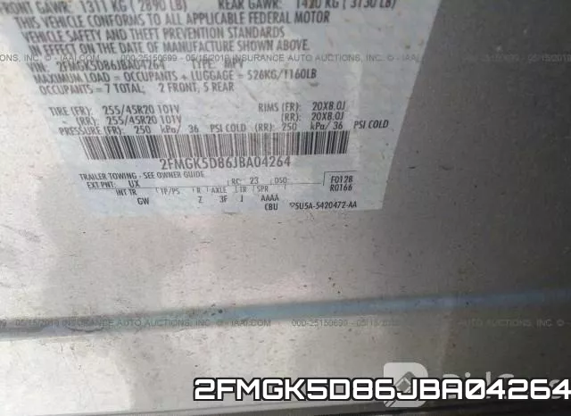 2FMGK5D86JBA04264 фото 10