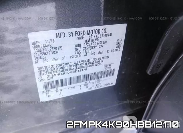 2FMPK4K90HBB12170 фото 10