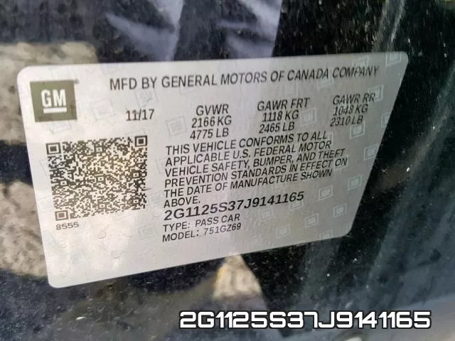 2G1125S37J9141165 фото 2