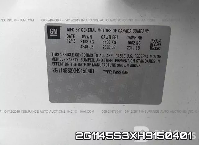 2G1145S3XH9150401 фото 9
