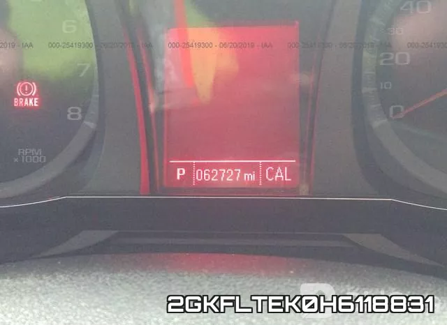 2GKFLTEK0H6118831 фото 8