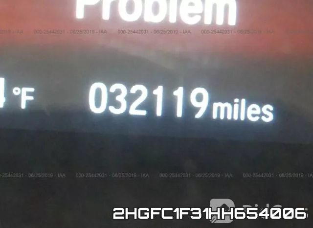 2HGFC1F31HH654006 фото 8