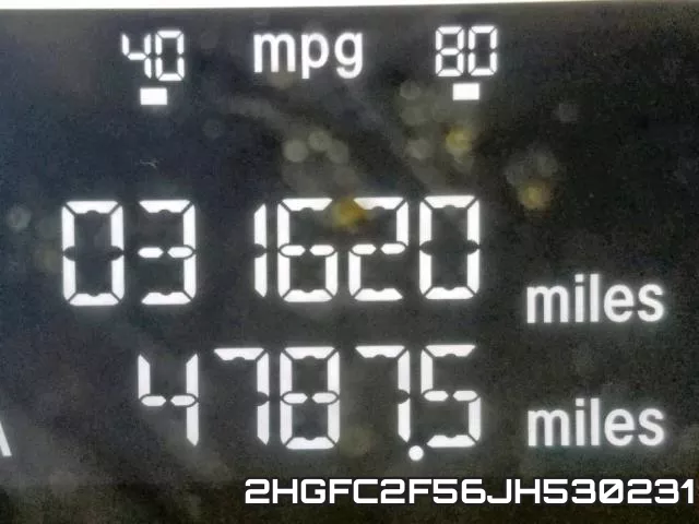2HGFC2F56JH530231 фото 9