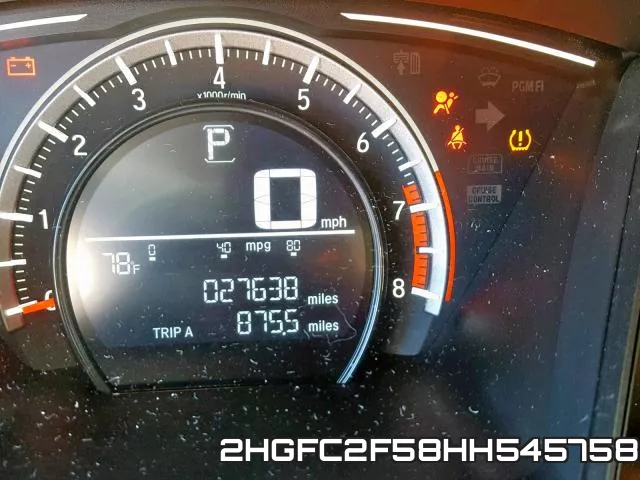 2HGFC2F58HH545758 фото 9