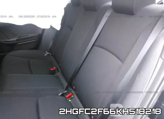 2HGFC2F66KH518218 фото 9