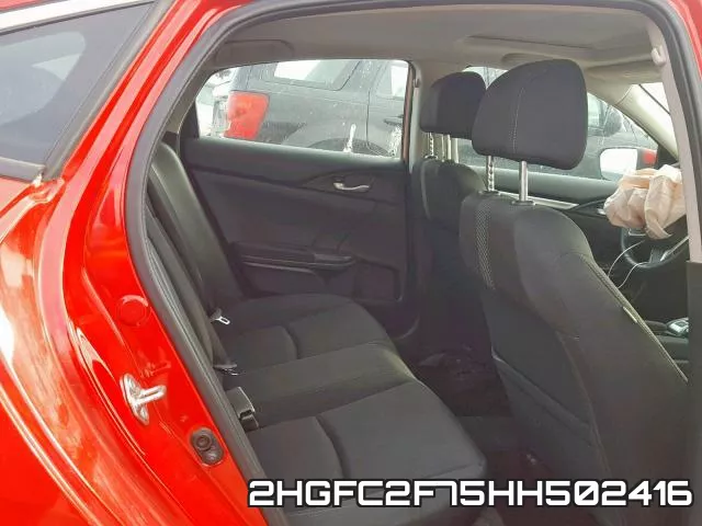 2HGFC2F75HH502416 фото 7