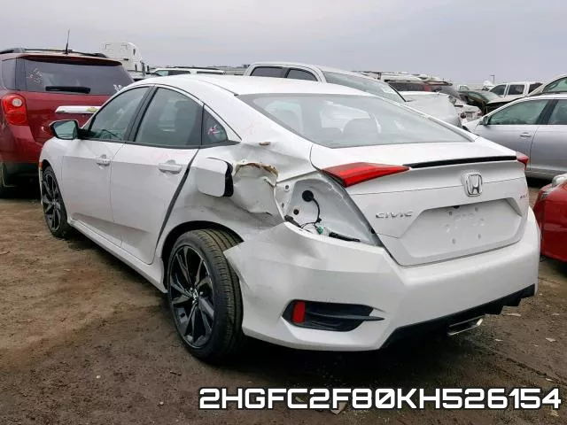 2HGFC2F80KH526154 фото 4
