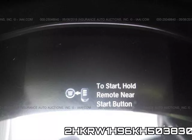 2HKRW1H96KH503830 фото 8