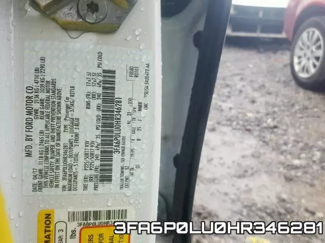 3FA6P0LU0HR346281 фото 2