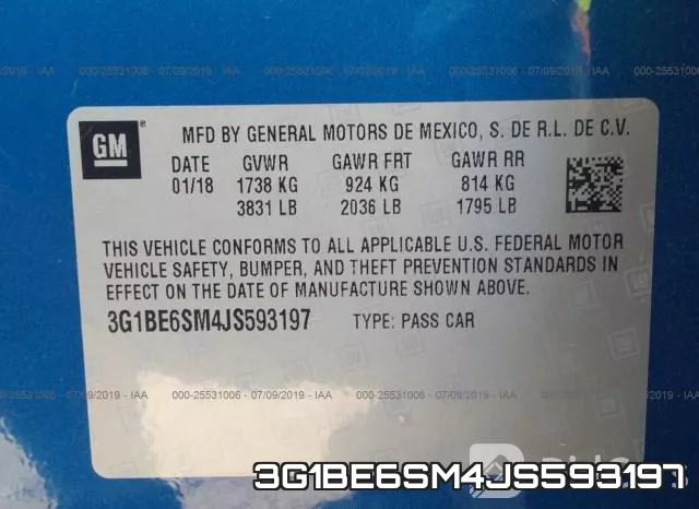 3G1BE6SM4JS593197 фото 10