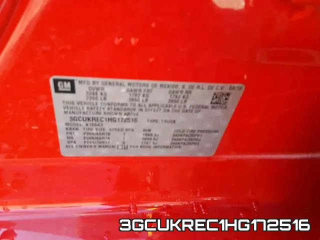 3GCUKREC1HG172516 фото 2