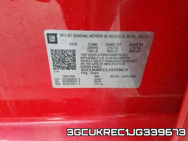 3GCUKREC1JG339673 фото 2