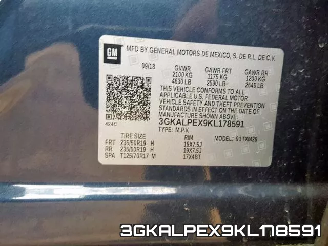 3GKALPEX9KL178591 фото 2
