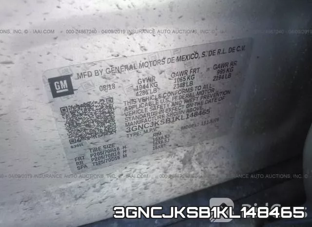 3GNCJKSB1KL148465 фото 10