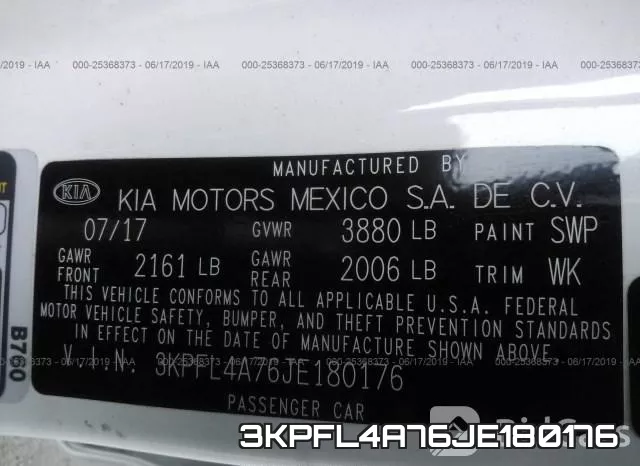 3KPFL4A76JE180176 фото 10