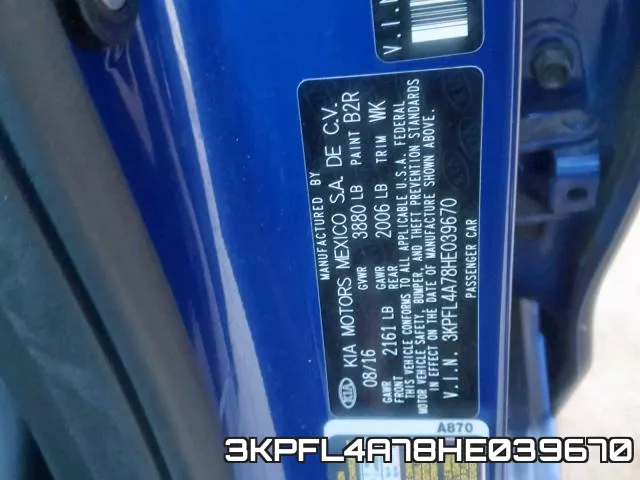 3KPFL4A78HE039670 фото 2