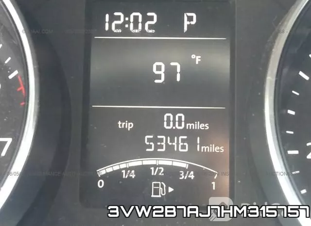 3VW2B7AJ7HM315757 фото 8