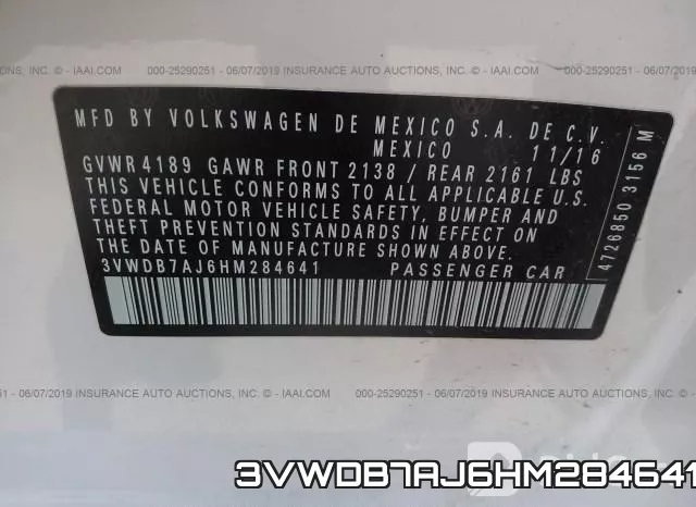 3VWDB7AJ6HM284641 фото 9