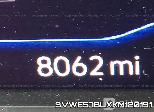 3VWE57BUXKM120191 фото 8