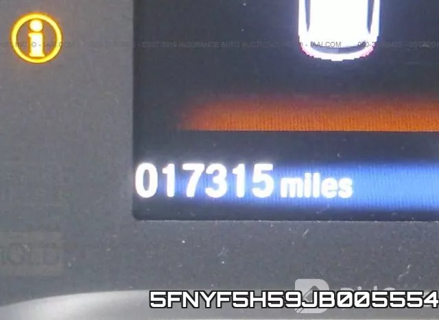 5FNYF5H59JB005554 фото 8