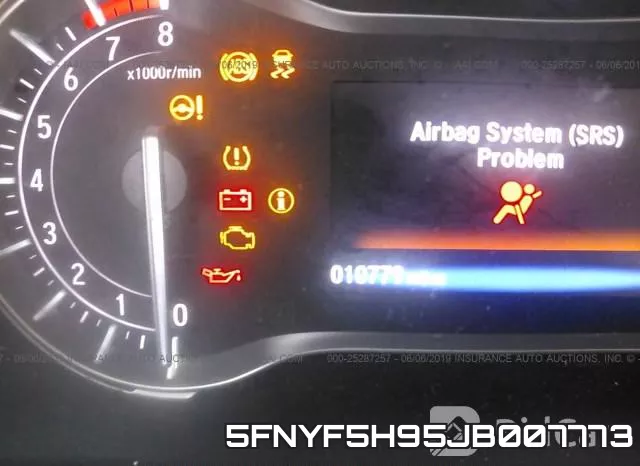 5FNYF5H95JB007773 фото 8