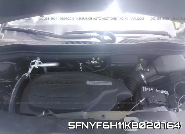 5FNYF6H11KB020764 фото 2