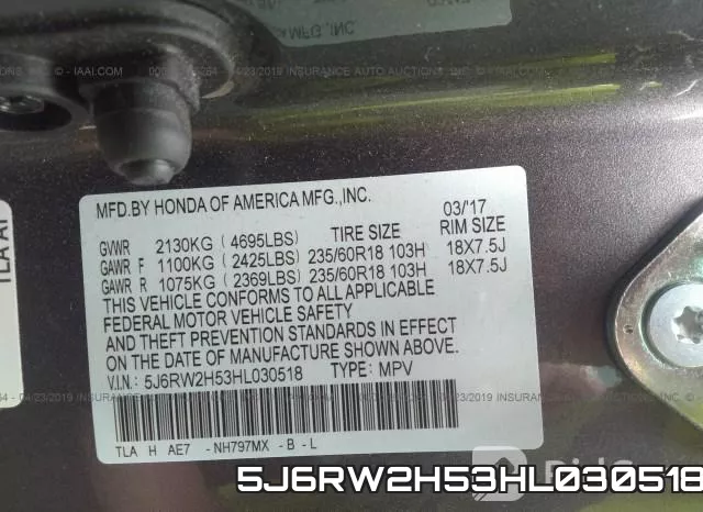 5J6RW2H53HL030518 фото 10