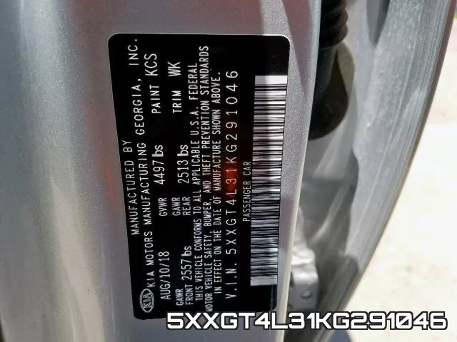 5XXGT4L31KG291046 фото 2