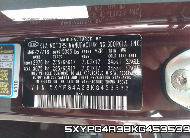 5XYPG4A38KG453533 фото 10