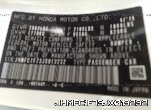 JHMFC1F73JX013232 фото 10