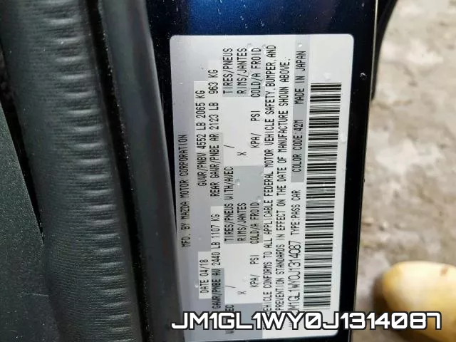 JM1GL1WY0J1314087 фото 2