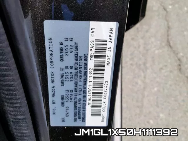 JM1GL1X50H1111392 фото 2