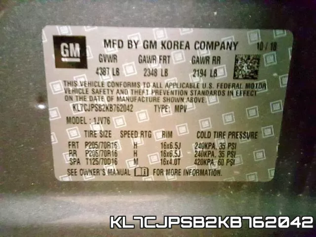 KL7CJPSB2KB762042 фото 2