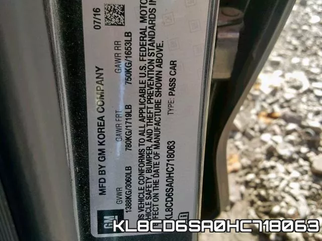 KL8CD6SA0HC718063 фото 2