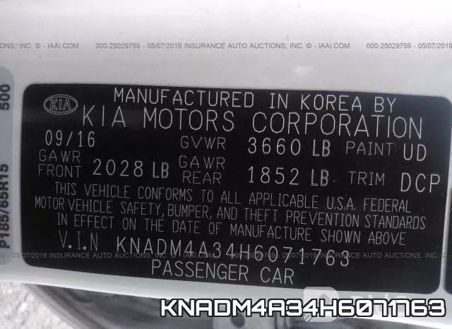 KNADM4A34H6071763 фото 10