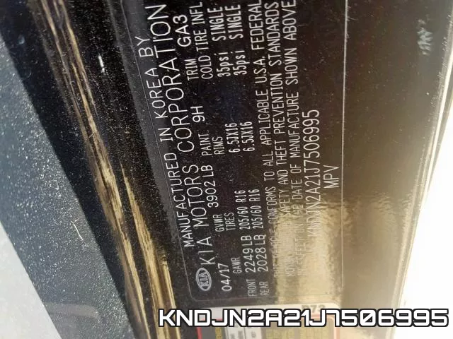KNDJN2A21J7506995 фото 2