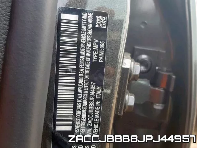 ZACCJBBB8JPJ44957 фото 2