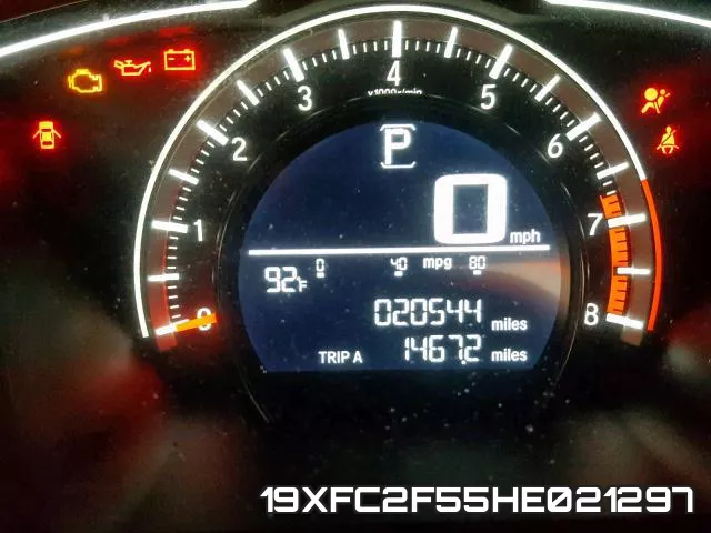 19XFC2F55HE021297 фото 9