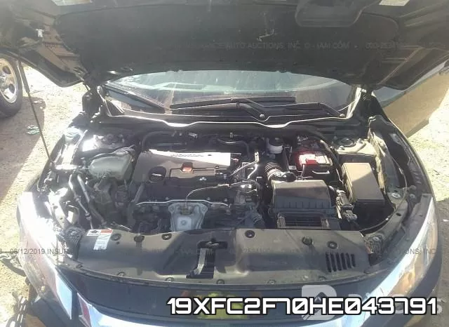 19XFC2F70HE043791 фото 2