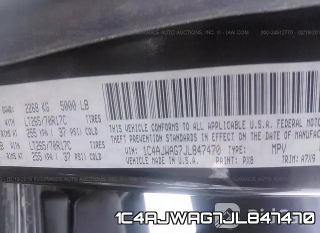 1C4AJWAG7JL847470 фото 10