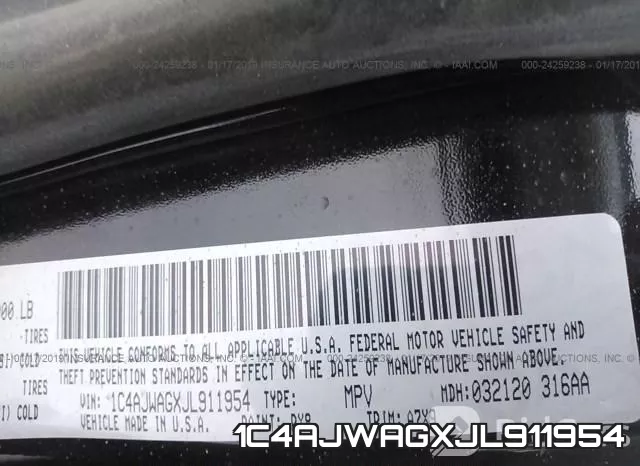 1C4AJWAGXJL911954 фото 10