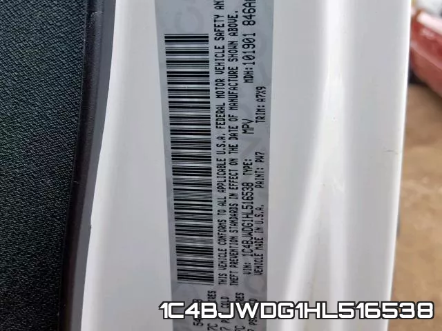 1C4BJWDG1HL516538 фото 2